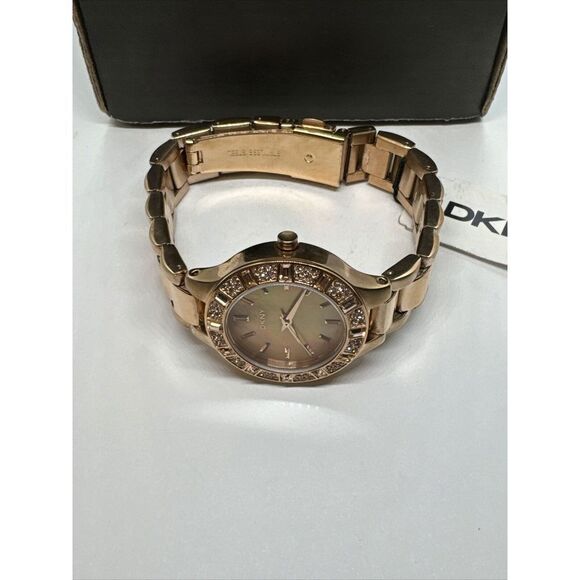 DKNY Chambers NY8486 Women\'s Rose Gold Stainless Steel Analog Dial Watch JNA188 main image 10